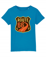  Retro Route 66 Tricou mânecă scurtă  Copii Mini Creator