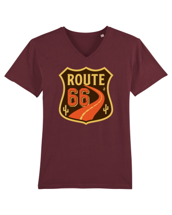  Retro Route 66 Burgundy