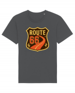  Retro Route 66 Tricou mânecă scurtă Unisex Rocker