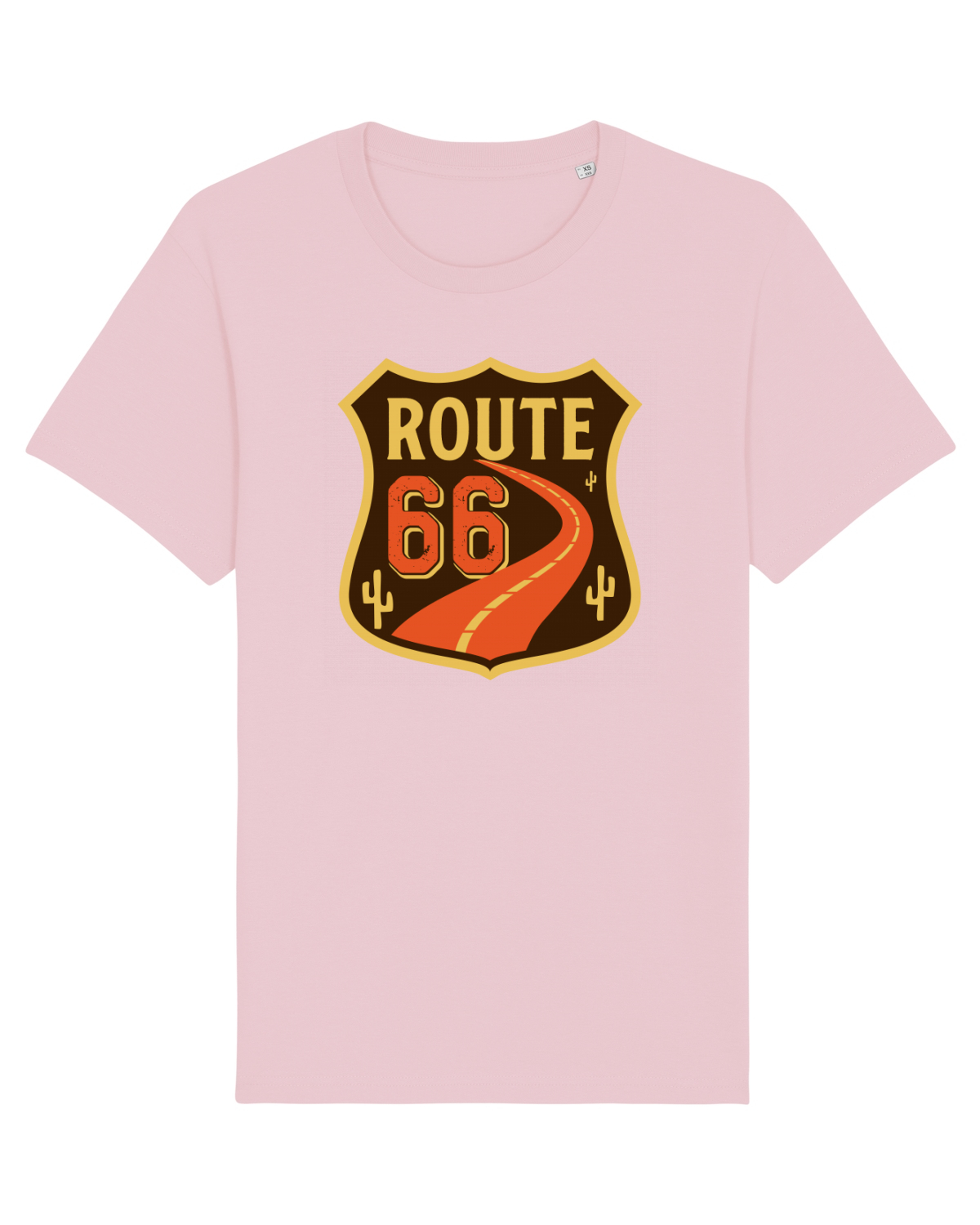 Tricou mânecă scurtă Unisex Rocker Cotton Pink