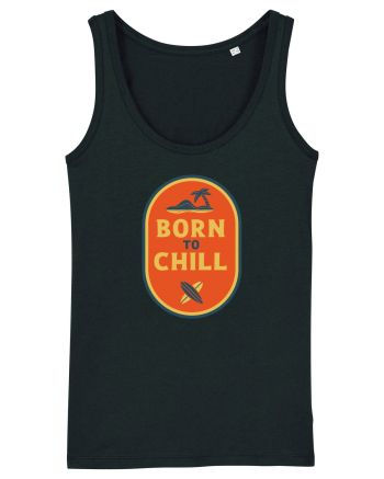  Retro Born To Chill Black