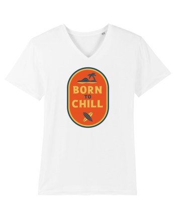  Retro Born To Chill White