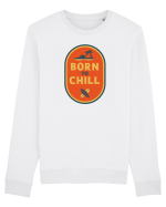  Retro Born To Chill Bluză mânecă lungă Unisex Rise
