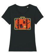 Retro Vacation Is On The Horizon Tricou mânecă scurtă guler larg fitted Damă Expresser