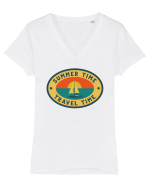 Vacation Is On The Horizon Tricou mânecă scurtă guler V Damă Evoker