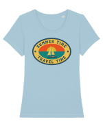 Vacation Is On The Horizon Tricou mânecă scurtă guler larg fitted Damă Expresser