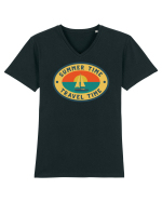 Vacation Is On The Horizon Tricou mânecă scurtă guler V Bărbat Presenter