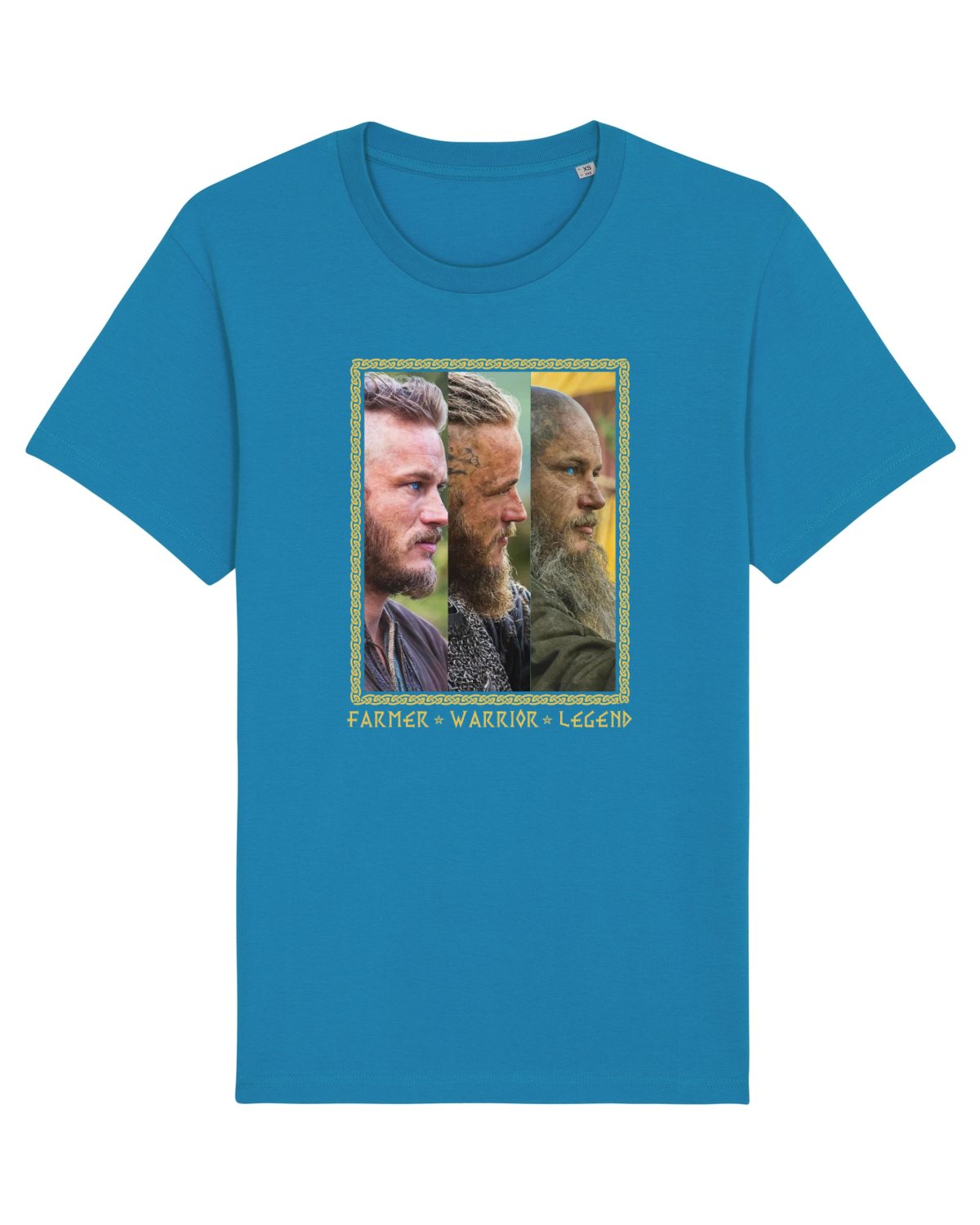 Tricou mânecă scurtă Unisex Rocker Azur