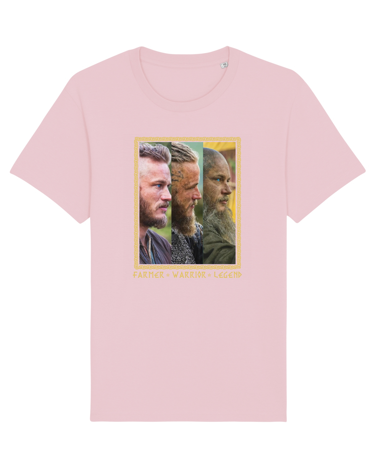 Tricou mânecă scurtă Unisex Rocker Cotton Pink
