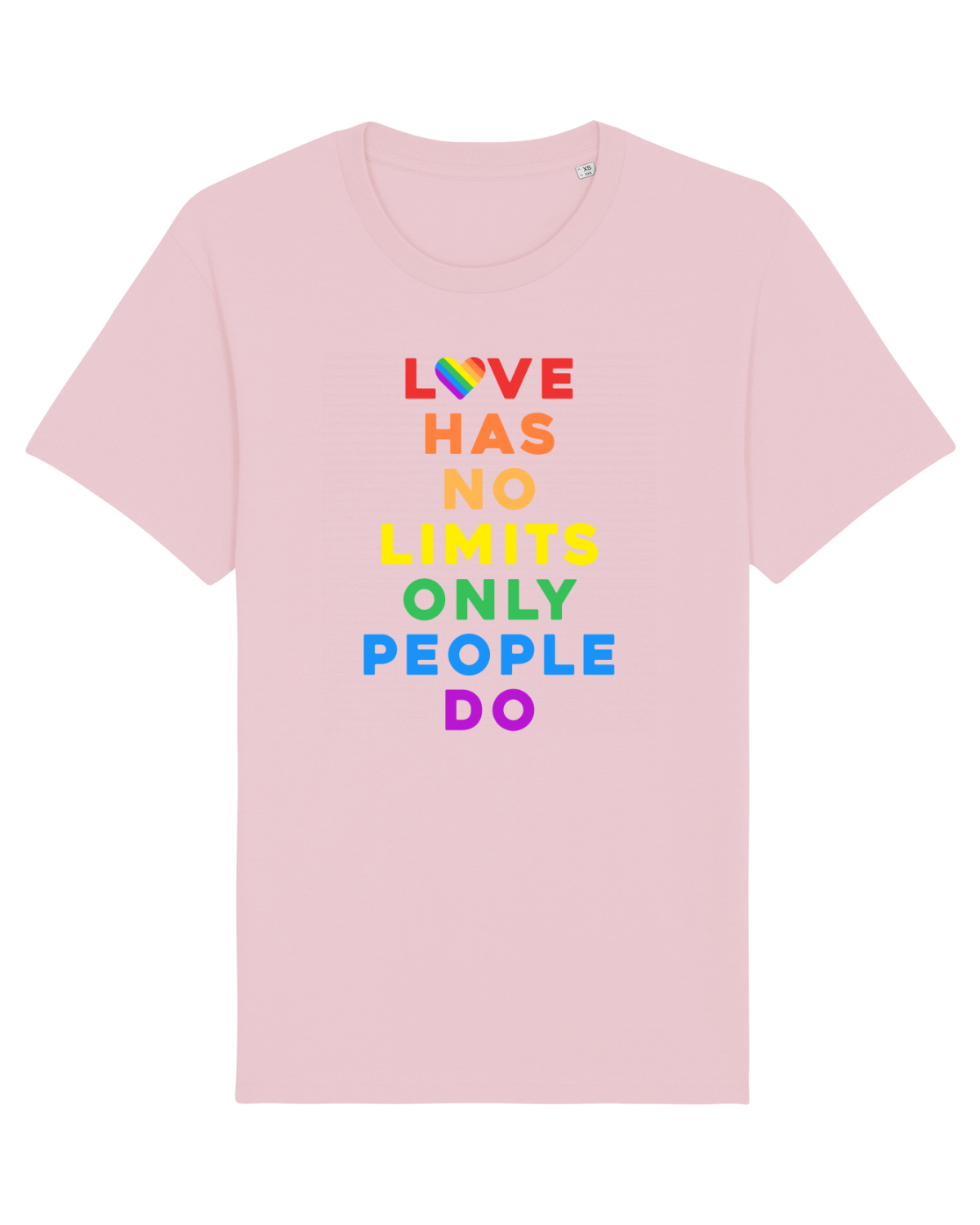 Tricou mânecă scurtă Unisex Rocker Cotton Pink