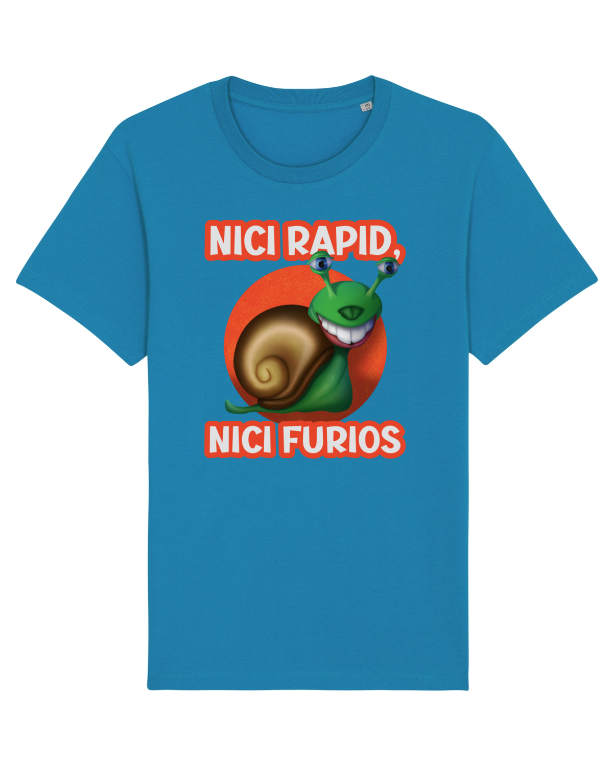 Tricou mânecă scurtă Unisex Rocker Azur