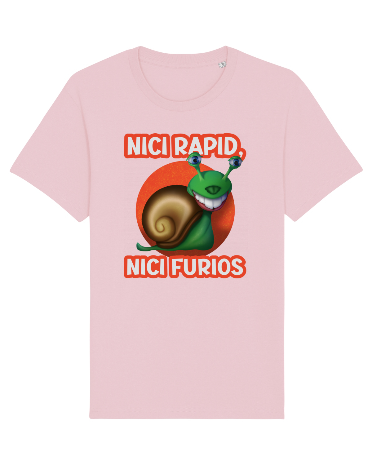 Tricou mânecă scurtă Unisex Rocker Cotton Pink