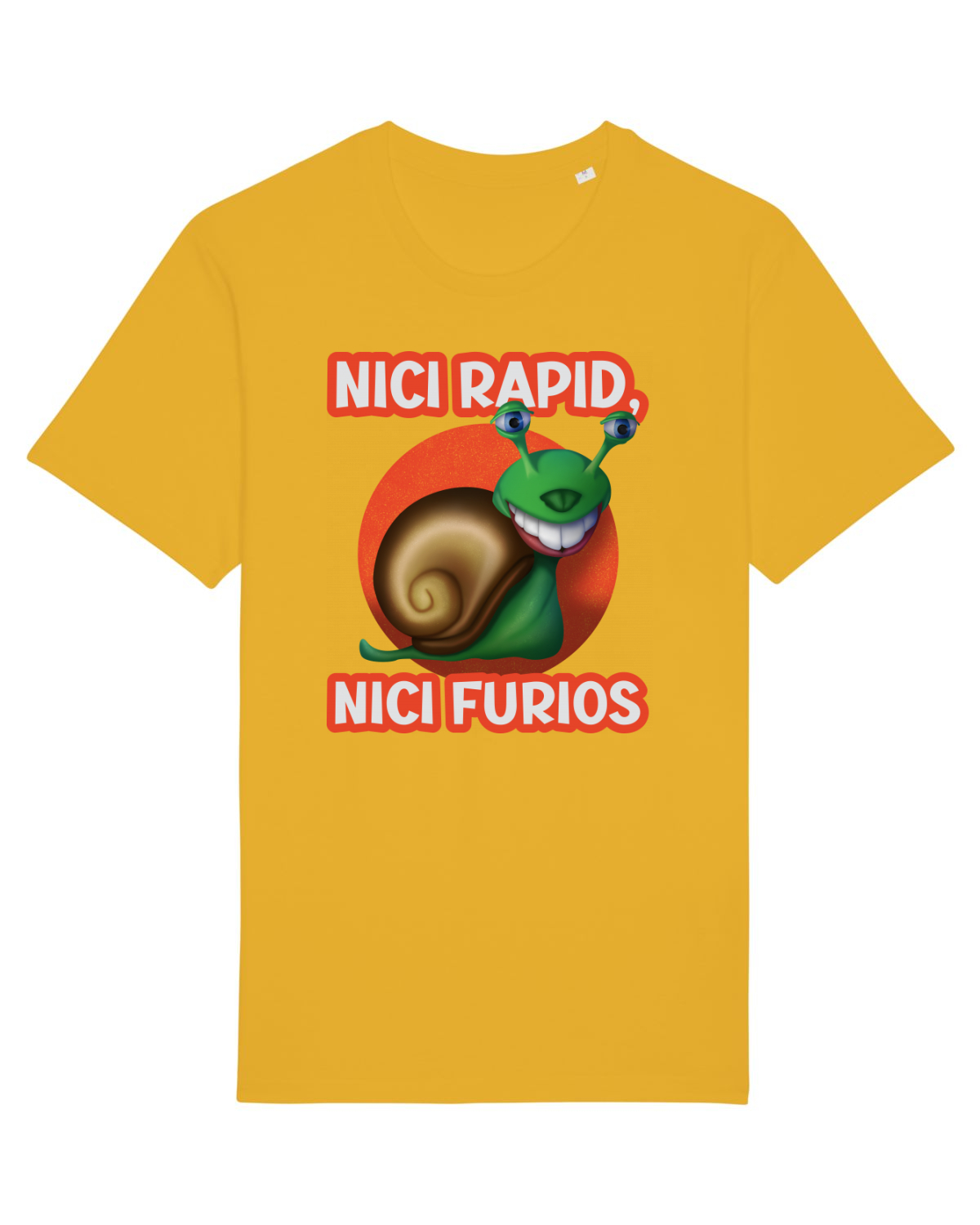 Tricou mânecă scurtă Unisex Rocker Spectra Yellow