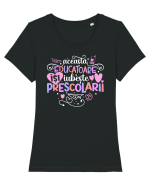 Educatoare Tricou mânecă scurtă guler larg fitted Damă Expresser