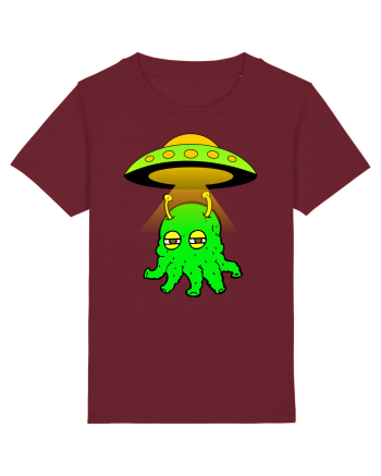 Funny Alien Burgundy