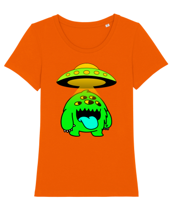 Funny Alien Bright Orange