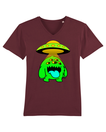 Funny Alien Burgundy