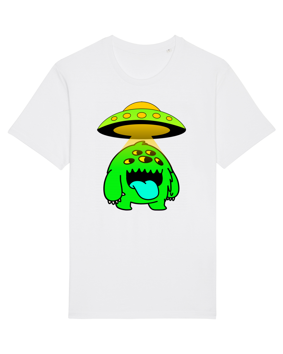 Tricou mânecă scurtă Unisex Rocker White
