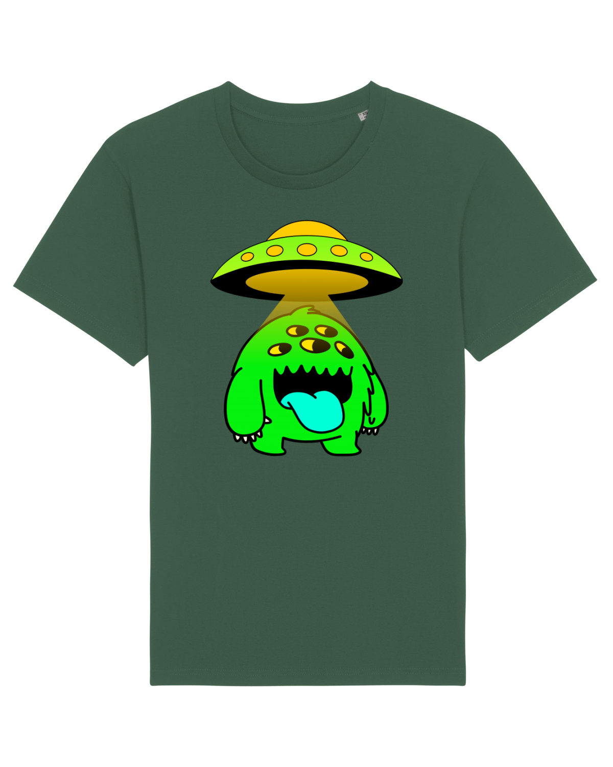 Tricou mânecă scurtă Unisex Rocker Bottle Green