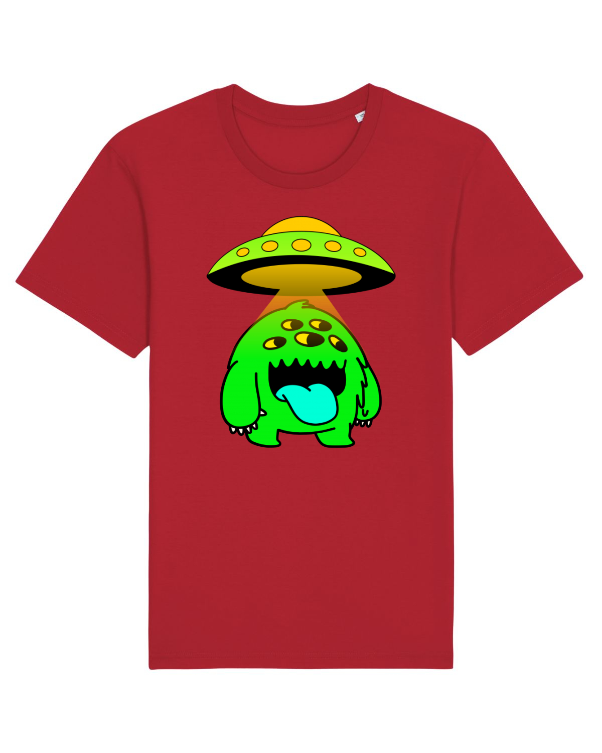 Tricou mânecă scurtă Unisex Rocker Red