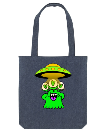 Funny Alien Midnight Blue