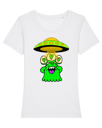 Funny Alien White