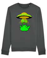 Funny Alien Bluză mânecă lungă Unisex Rise