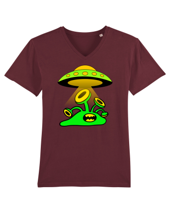 Funny Alien Burgundy