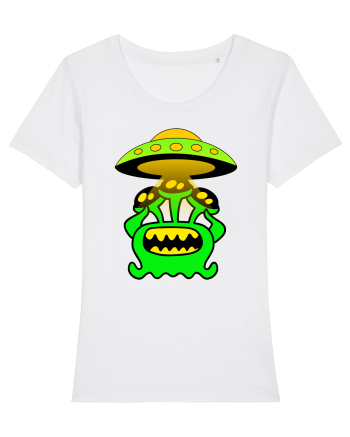 Funny Alien White