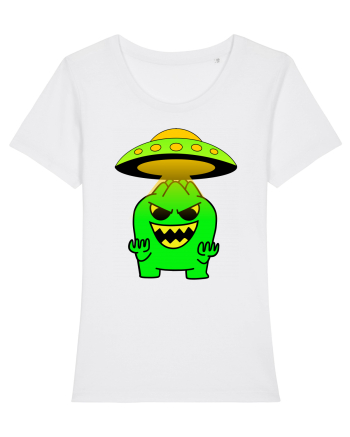 Funny Alien White