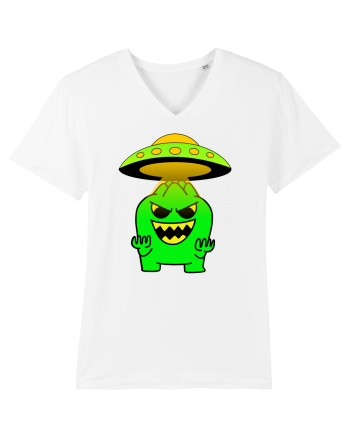 Funny Alien White