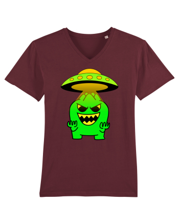 Funny Alien Burgundy