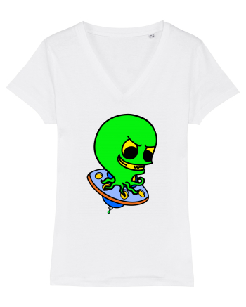 Funny Alien White