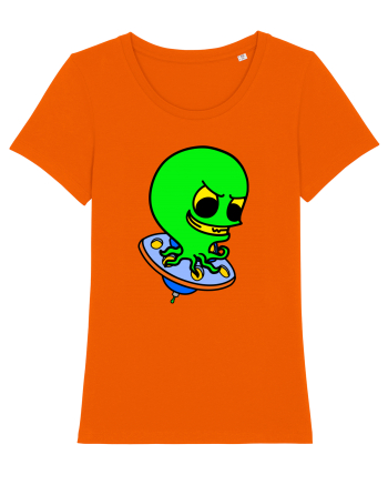 Funny Alien Bright Orange