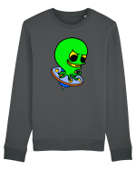 Funny Alien Bluză mânecă lungă Unisex Rise