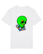 Funny Alien Tricou mânecă scurtă Unisex Rocker