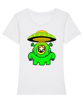 Funny Alien White