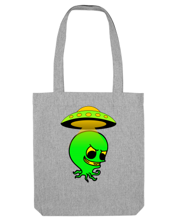 Funny Alien Heather Grey