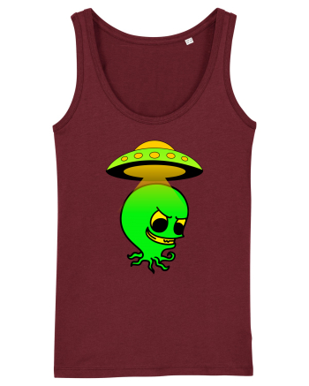 Funny Alien Burgundy