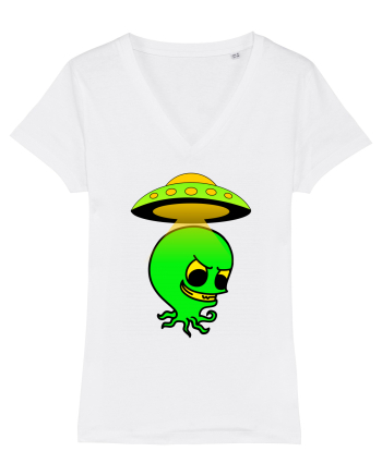 Funny Alien White