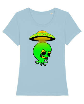 Funny Alien Sky Blue