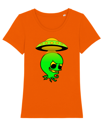 Funny Alien Bright Orange