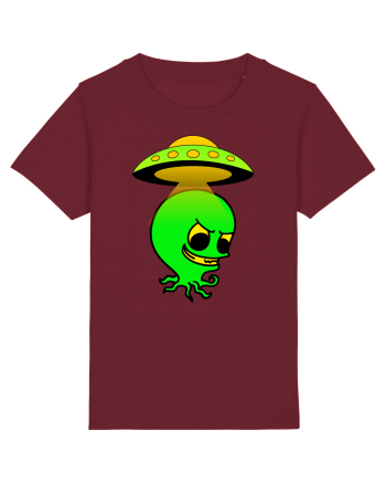 Funny Alien Burgundy