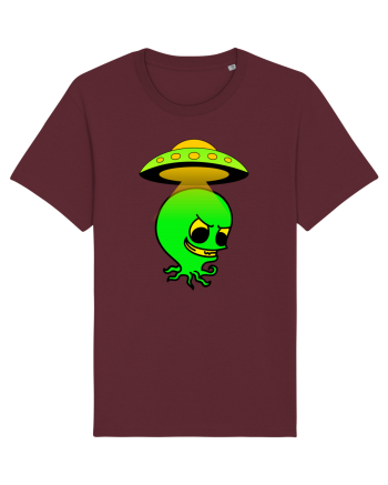 Funny Alien Burgundy