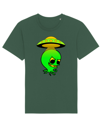 Funny Alien Bottle Green