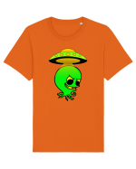 Funny Alien Tricou mânecă scurtă Unisex Rocker