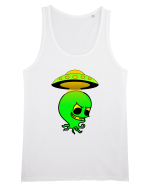Funny Alien Maiou Bărbat Runs