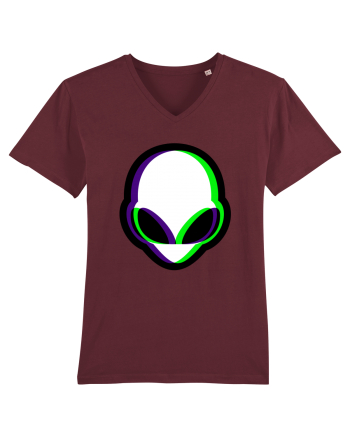 Trippy Alien Burgundy