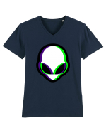 Trippy Alien Tricou mânecă scurtă guler V Bărbat Presenter