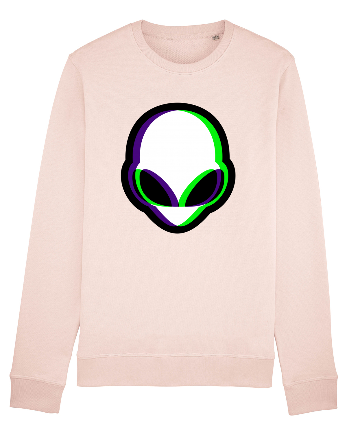Bluză mânecă lungă Unisex Rise Candy Pink